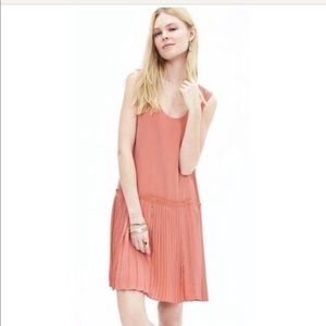 Banana Republic Drop Waist Pleated Dress